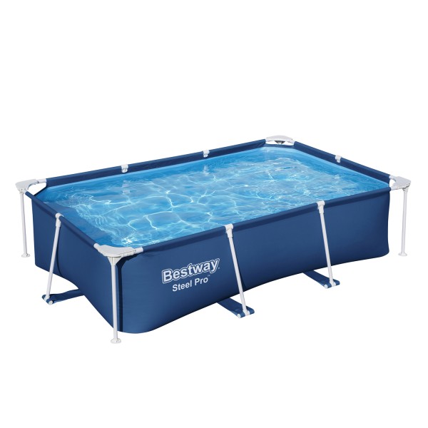 Steel Pro™ Frame Pool ohne Pumpe 259 x 170 x 61 cm, dunkelblau, eckig