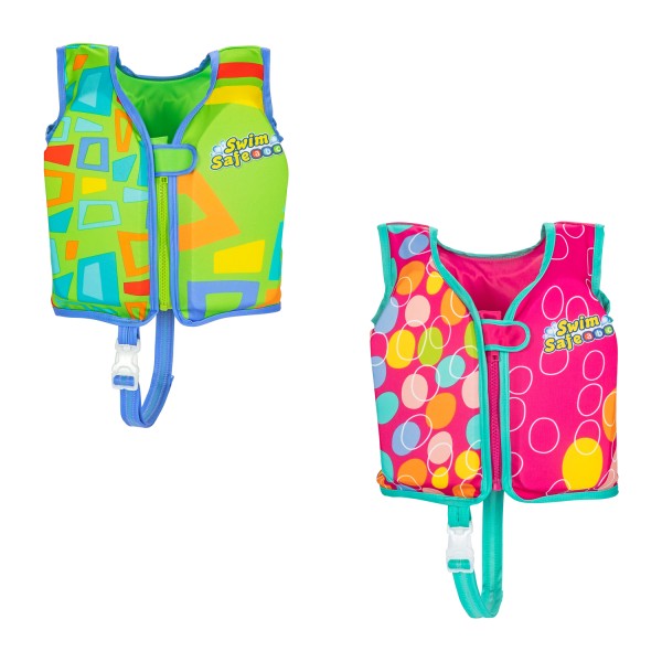 Swim Safe ABC™ Schwimmweste mit Textilbezug Stufe B AquaStar™ 1-3 Jahre, sortiert